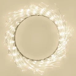 Kjell Lyslenker|Julelys|Lyskrans Ring 936 LED Ø50 cm (sølv)