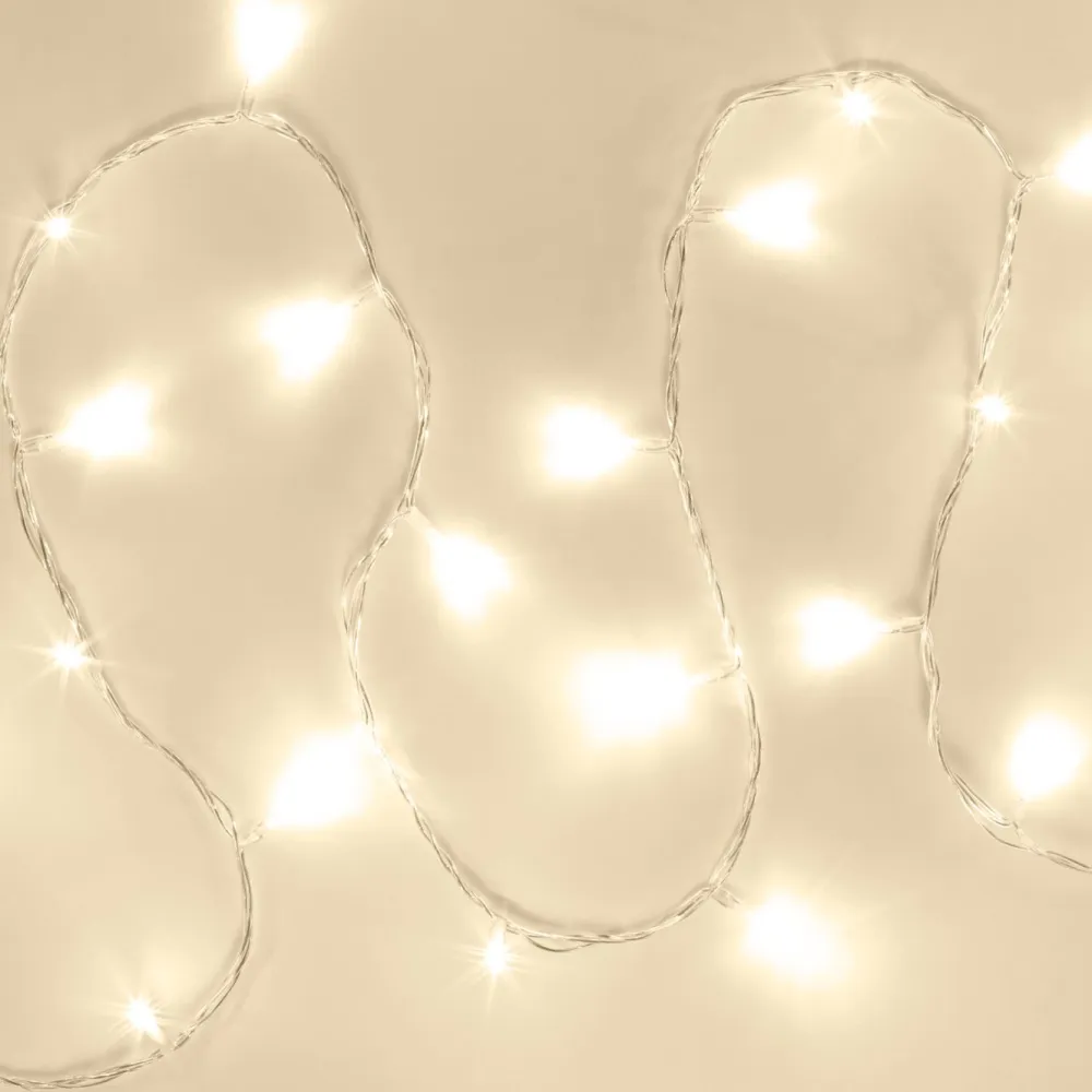 Kjell Lyslenker|Taklamper|Lyslenke 240 LED 18 m (klar)