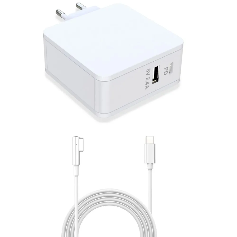 Kjell Tilbehør Til Bærbar Pc|Mac-Tilbehør|Magsafe 1-lader med USB-C 90 W