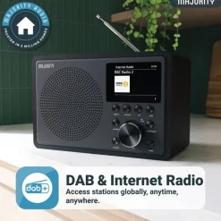 Majority Musikkspiller Og Radio|Touro Internet Radio med Wi-Fi og AM/FM