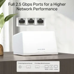Mercusys Mesh|Halo H47BE Mesh Wifi 7-system 2-pk.