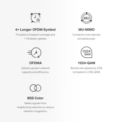 Mercusys Mesh|Halo H60X Wifi 6 mesh-system 3-pk.