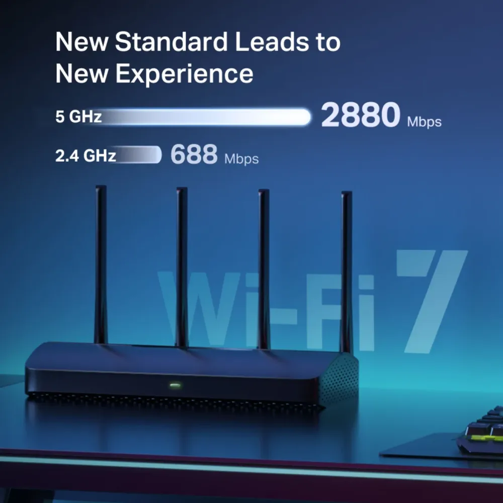 Mercusys Wifi-Routere|MR27BE Dual-Band Wifi 7-ruter
