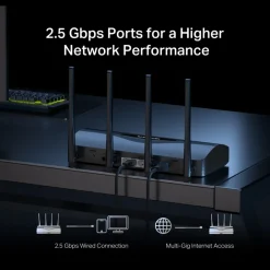 Mercusys Wifi-Routere|MR27BE Dual-Band Wifi 7-ruter