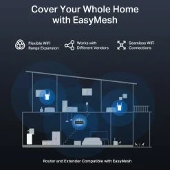 Mercusys Wifi-Routere|MR27BE Dual-Band Wifi 7-ruter