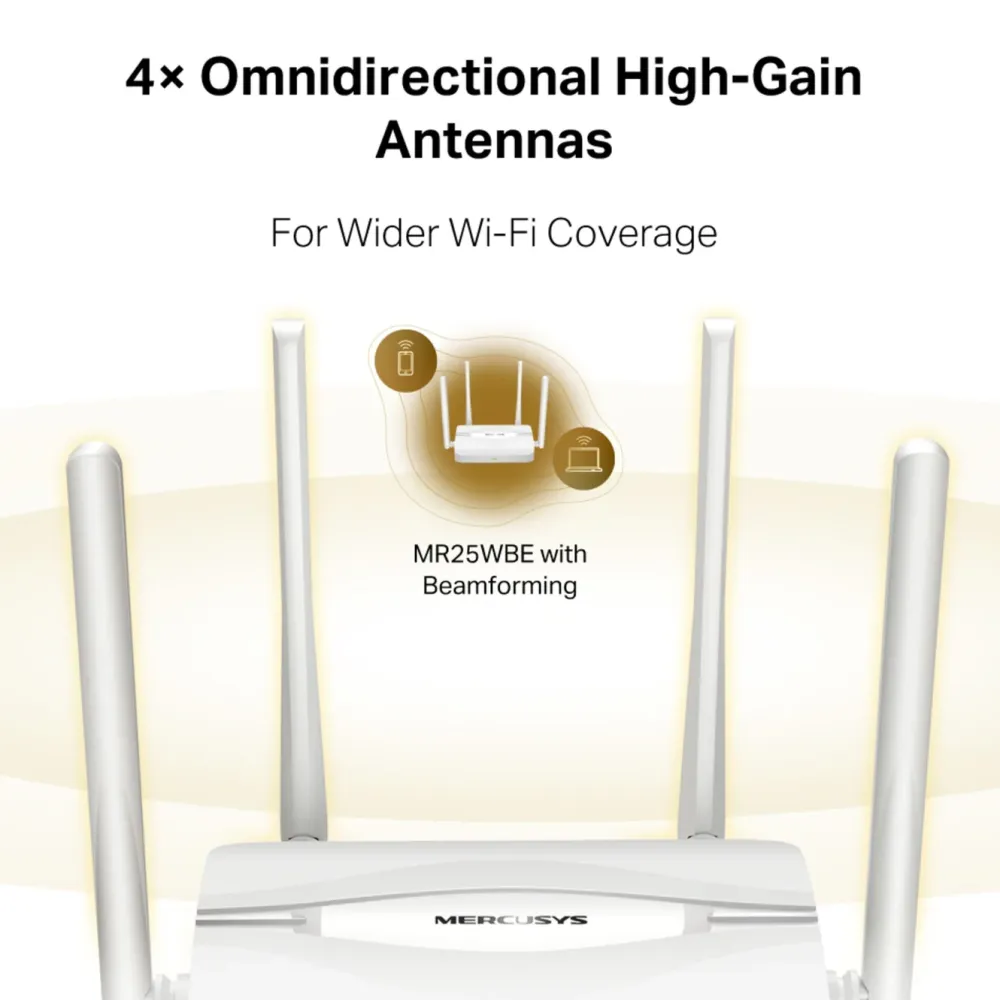 Mercusys Wifi-Routere|MR25WBE Wi-Fi 7 Ruter