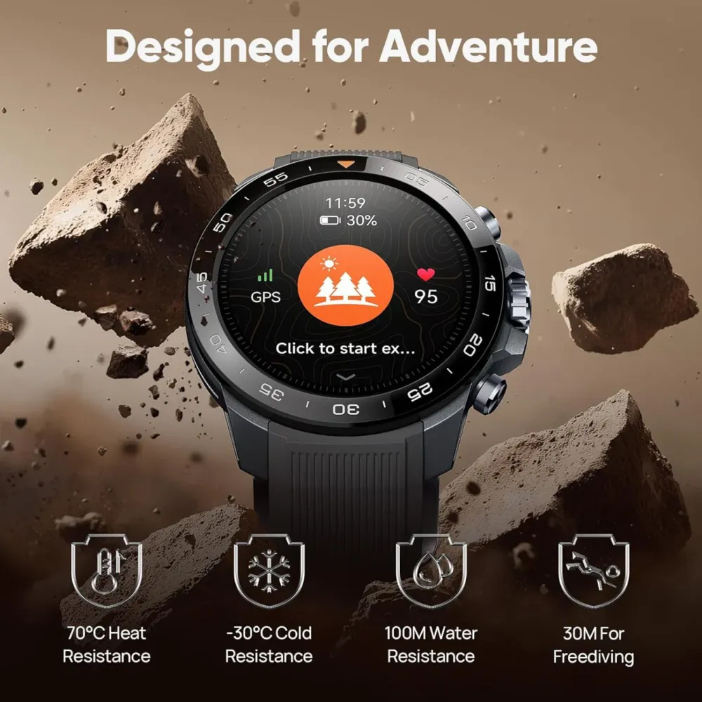 Mibro Smartklokker Og Ringer|GS Explorer S Ceramic sportsklokke