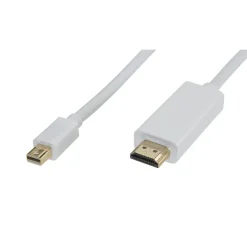 Kjell Mac-Tilbehør|Hdmi|Mini DisplayPort til HDMI-kabel 1 m