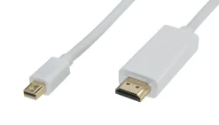 Kjell Mac-Tilbehør|Hdmi|Mini DisplayPort til HDMI-kabel 1 m