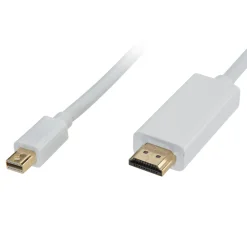 Kjell Mac-Tilbehør|Hdmi|Mini DisplayPort til HDMI-kabel 1 m