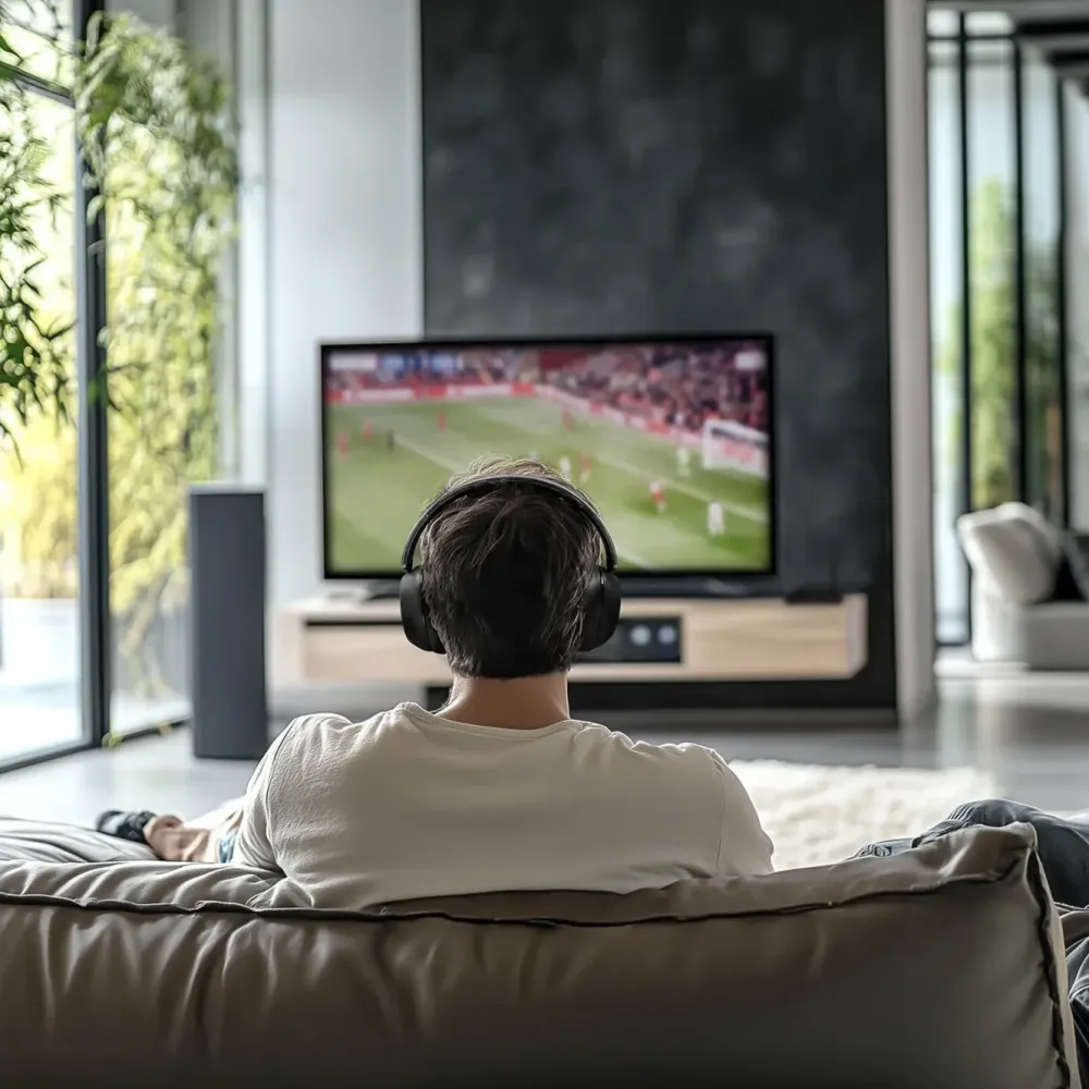 MIXX Hodetelefoner Og Hodesett|StreamQ Surround TV Trådløse hodetelefoner