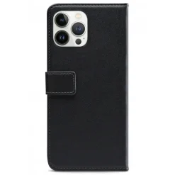 Mobilize Iphone-Tilbehør|Classic Gelly Wallet Book Case – Mobildeksel for iPhone 13 Pro Max Svart
