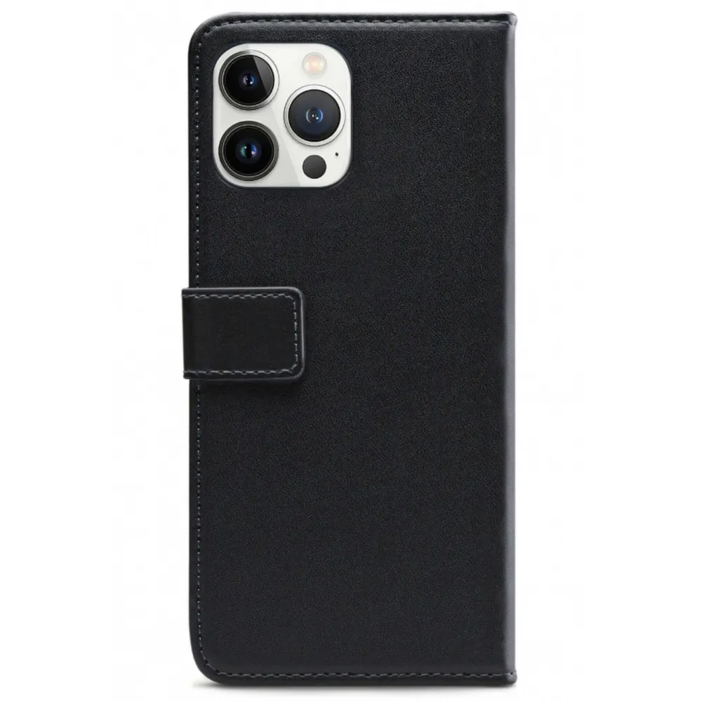 Mobilize Iphone-Tilbehør|Classic Gelly Wallet Book Case – Mobildeksel for iPhone 13 Pro Max Svart