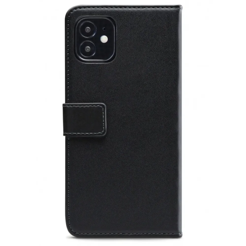 Mobilize Iphone-Tilbehør|Classic Gelly Wallet Book Case – Mobildeksel for iPhone 12 mini Svart