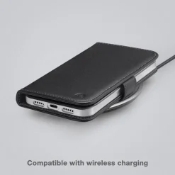 Mobilize Iphone-Tilbehør|Classic Gelly Wallet Book Case – Mobildeksel for iPhone 14 Pro Max Svart