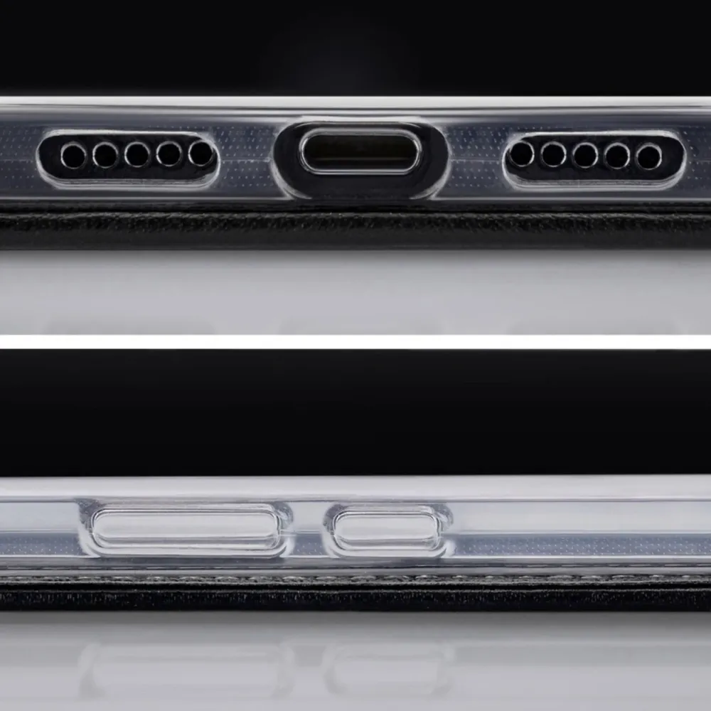 Mobilize Iphone-Tilbehør|Classic Gelly Wallet Book Case – Mobildeksel for iPhone 15 Plus Svart