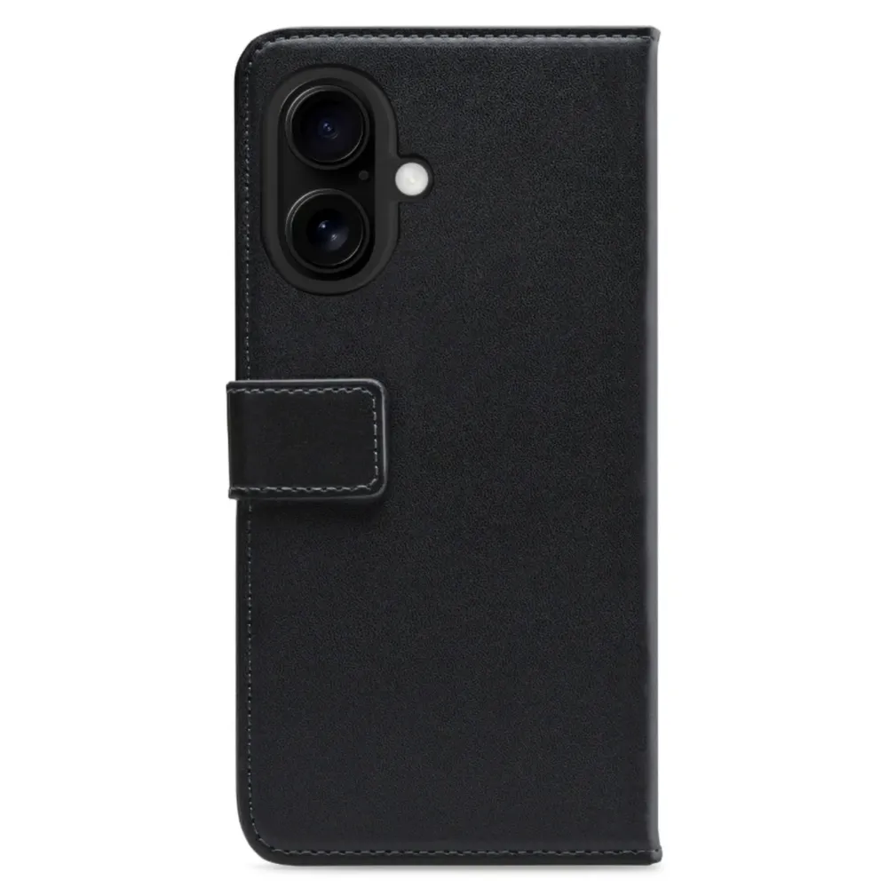 Mobilize Iphone-Tilbehør|Classic Gelly Wallet Book Case – Mobildeksel for iPhone 16 Plus Svart