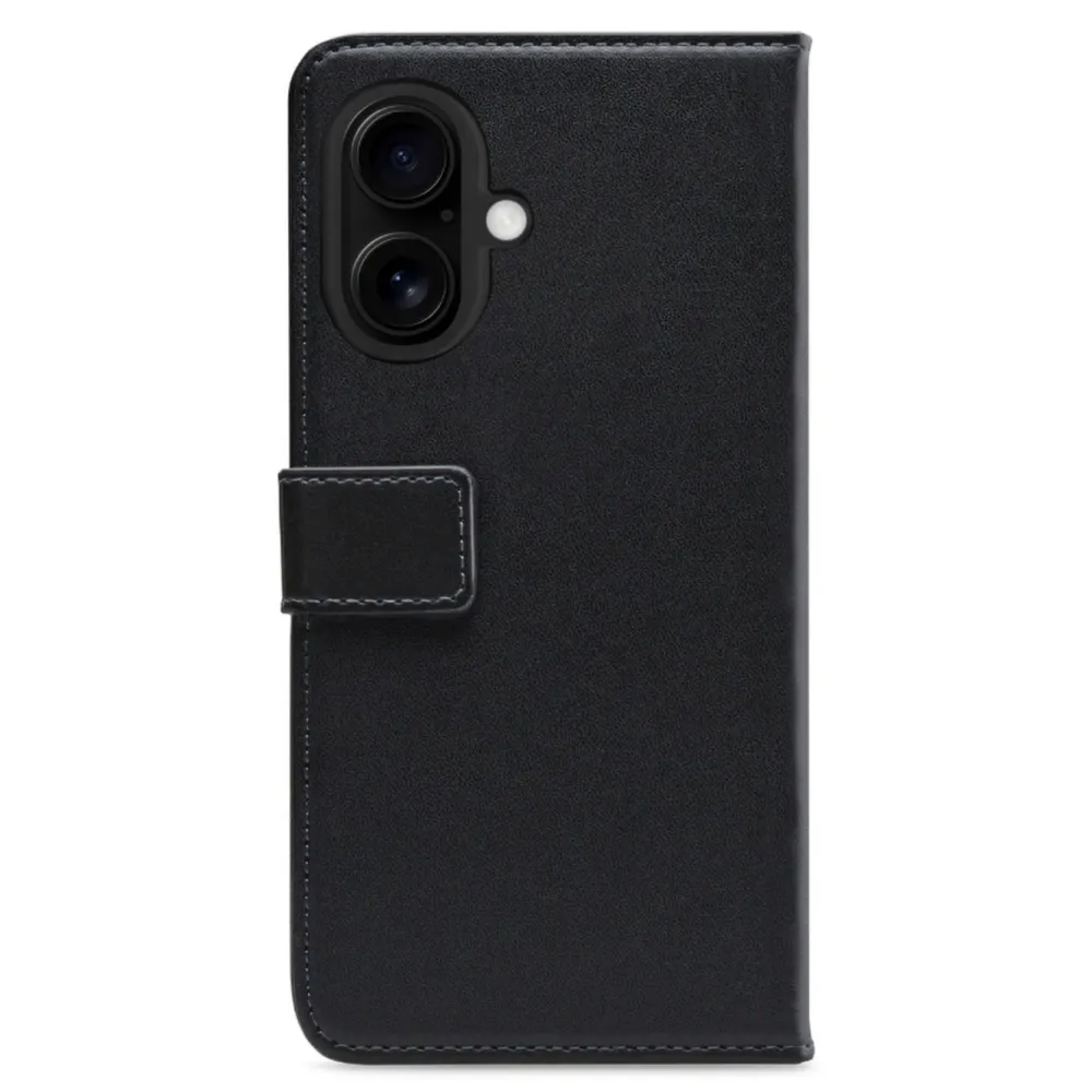 Mobilize Iphone-Tilbehør|Classic Gelly Wallet Book Case – Mobildeksel for iPhone 16 Plus Svart