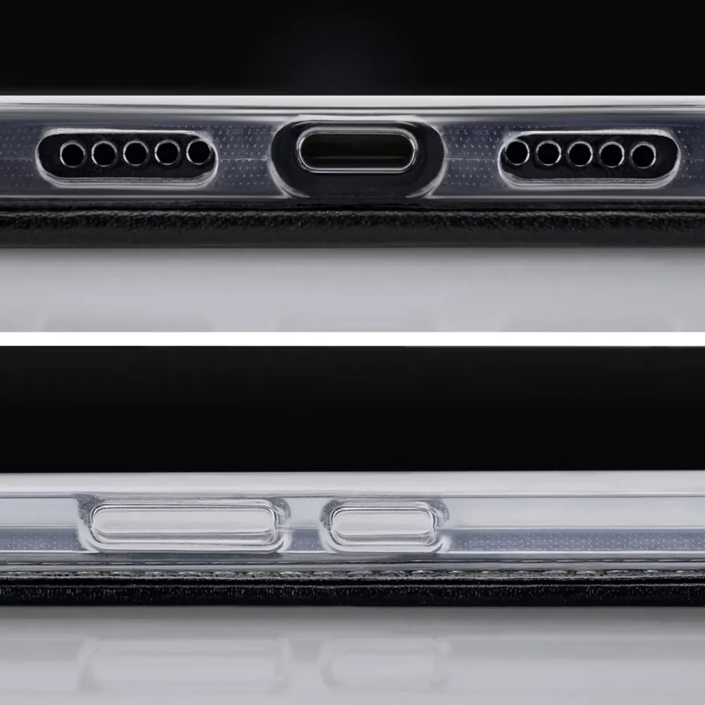 Mobilize Iphone-Tilbehør|Classic Gelly Wallet Book Case – Mobildeksel for iPhone X/Xs Svart