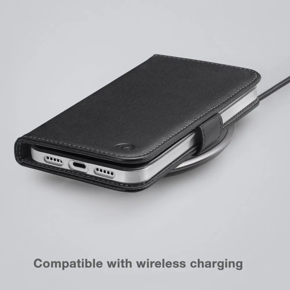 Mobilize Iphone-Tilbehør|Classic Gelly Wallet Book Case – Mobildeksel for iPhone 11 Pro Svart