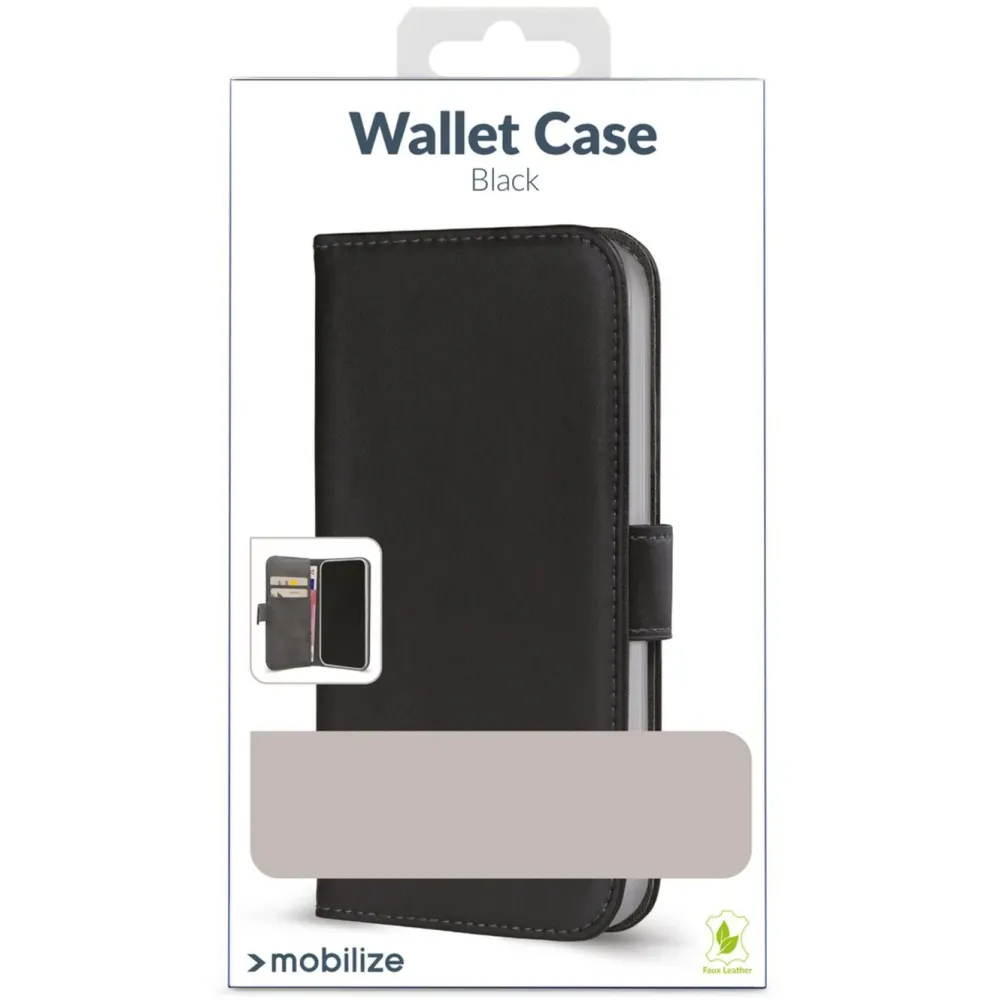 Mobilize Iphone-Tilbehør|Classic Gelly Wallet Book Case – Mobildeksel for iPhone 11 Pro Svart