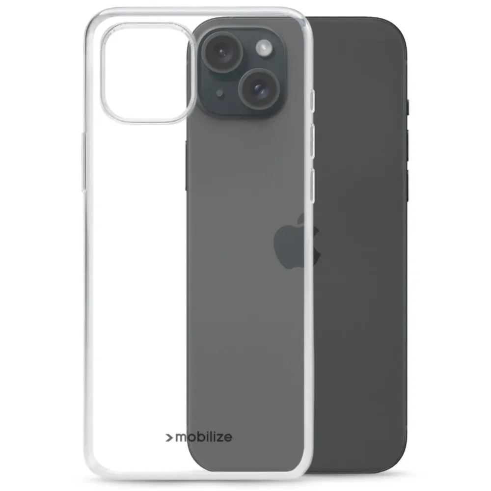 Mobilize Iphone-Tilbehør|Gelly Case – Mobildeksel for iPhone 15 Plus Transparent
