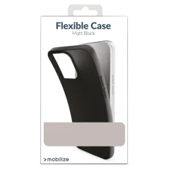 Mobilize Iphone-Tilbehør|Rubber Gelly Case – Mobildeksel for iPhone 15 Pro Max Svart