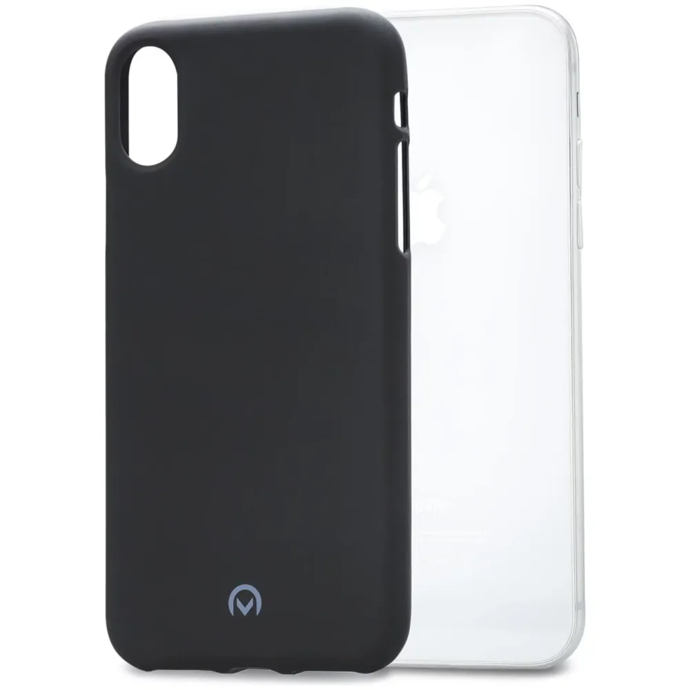 Mobilize Iphone-Tilbehør|Rubber Gelly Case – Mobildeksel for iPhone X/Xs Svart