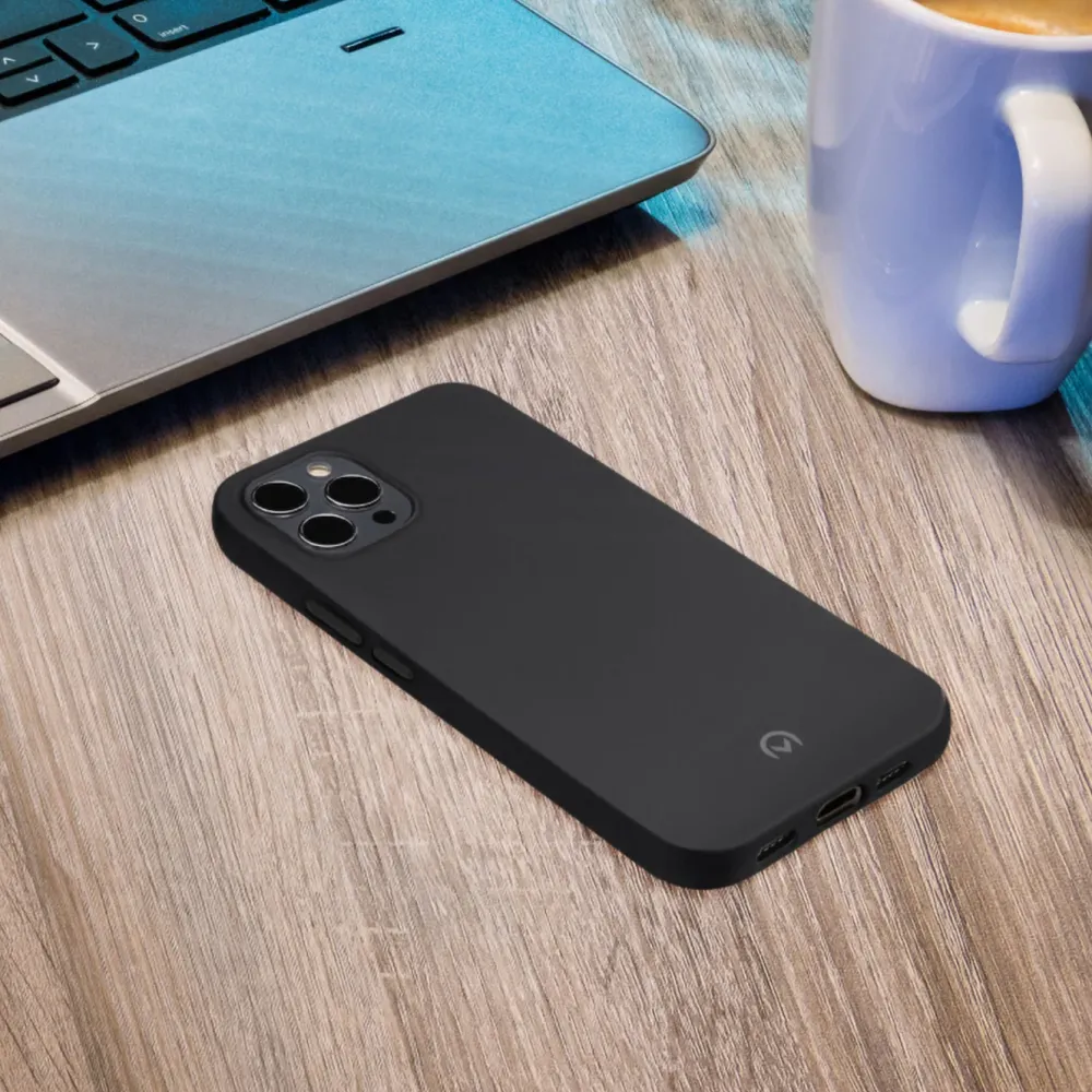 Mobilize Iphone-Tilbehør|Rubber Gelly Case – Mobildeksel for iPhone 14 Pro Max Svart