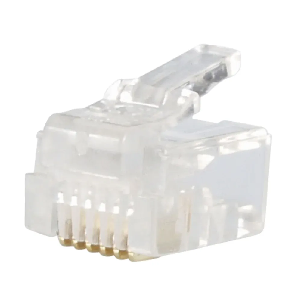 Kjell Fasttelefoni|Modulkontakt RJ12 Flat 10-pk.