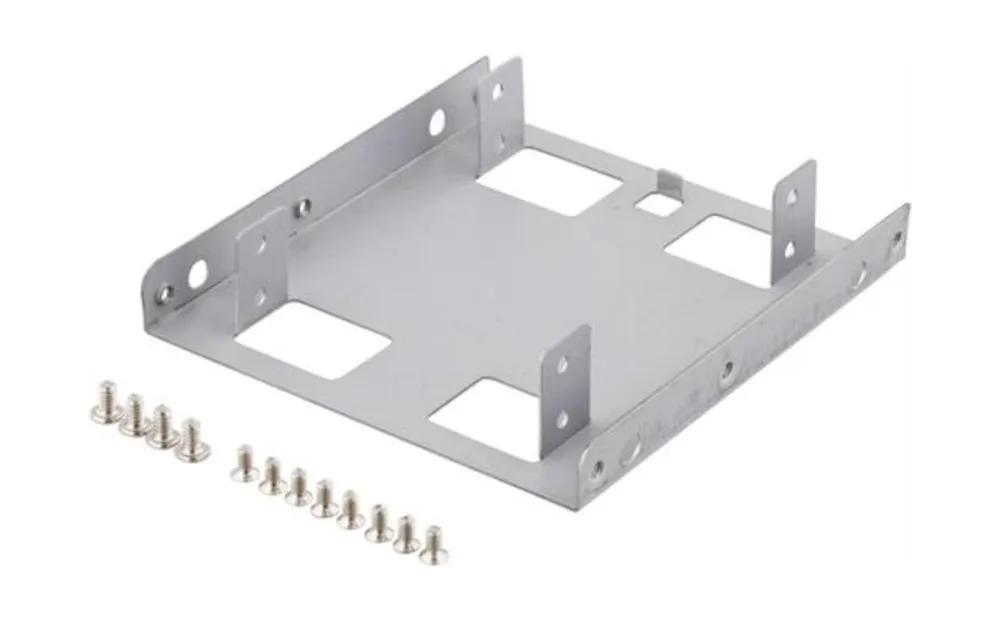 Kjell Datamaskinkomponenter|Monteringsbrakett for to 2,5"-enheter i en 3,5"-brønn