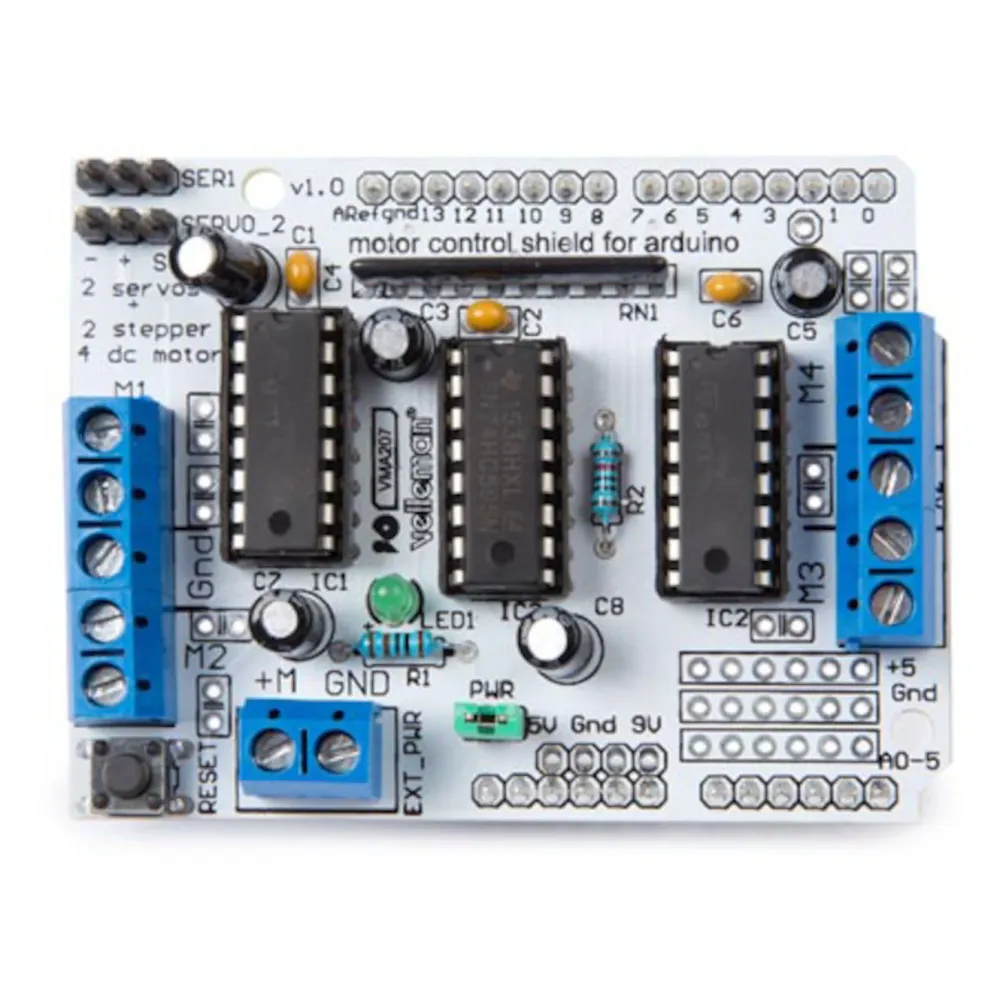 Kjell Elektronikk|Motor-shield for Arduino