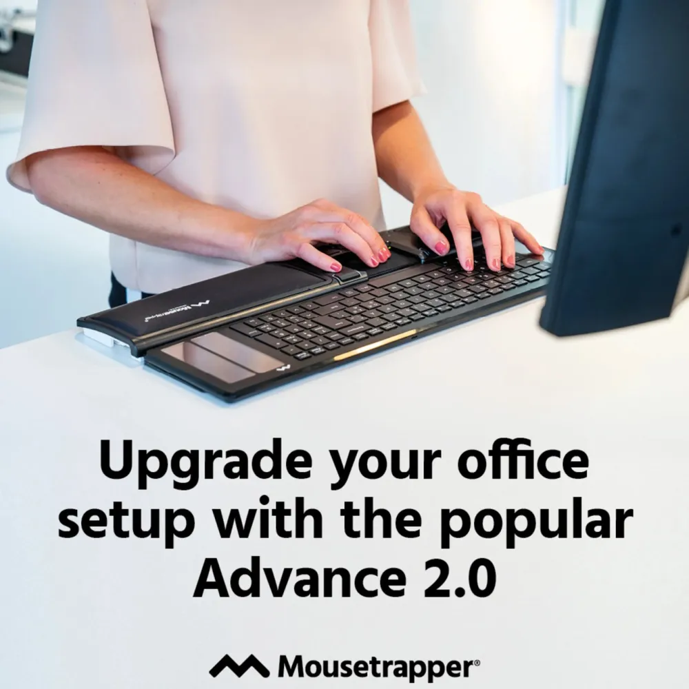 MouseTrapper Datatilbehør|Ergonomi|Advance 2.0 Ergonomisk mus