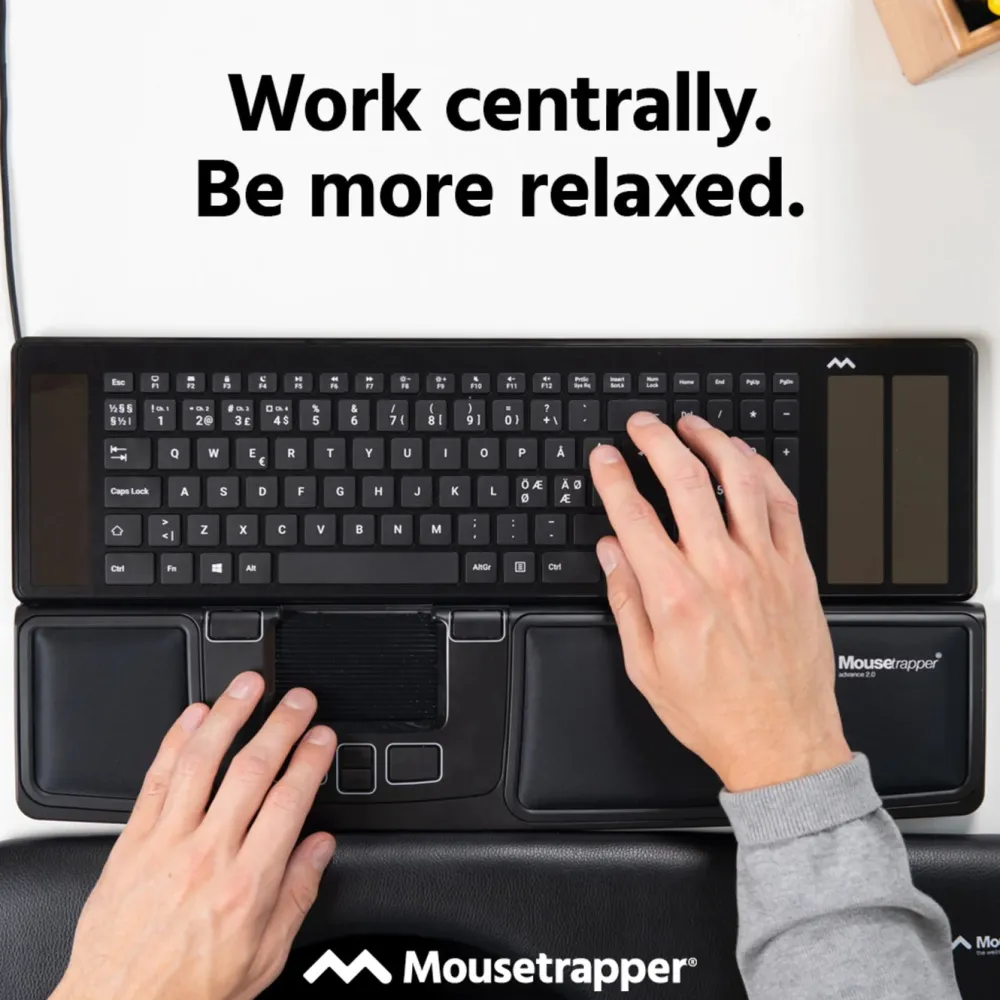 MouseTrapper Datatilbehør|Ergonomi|Advance 2.0 Ergonomisk mus