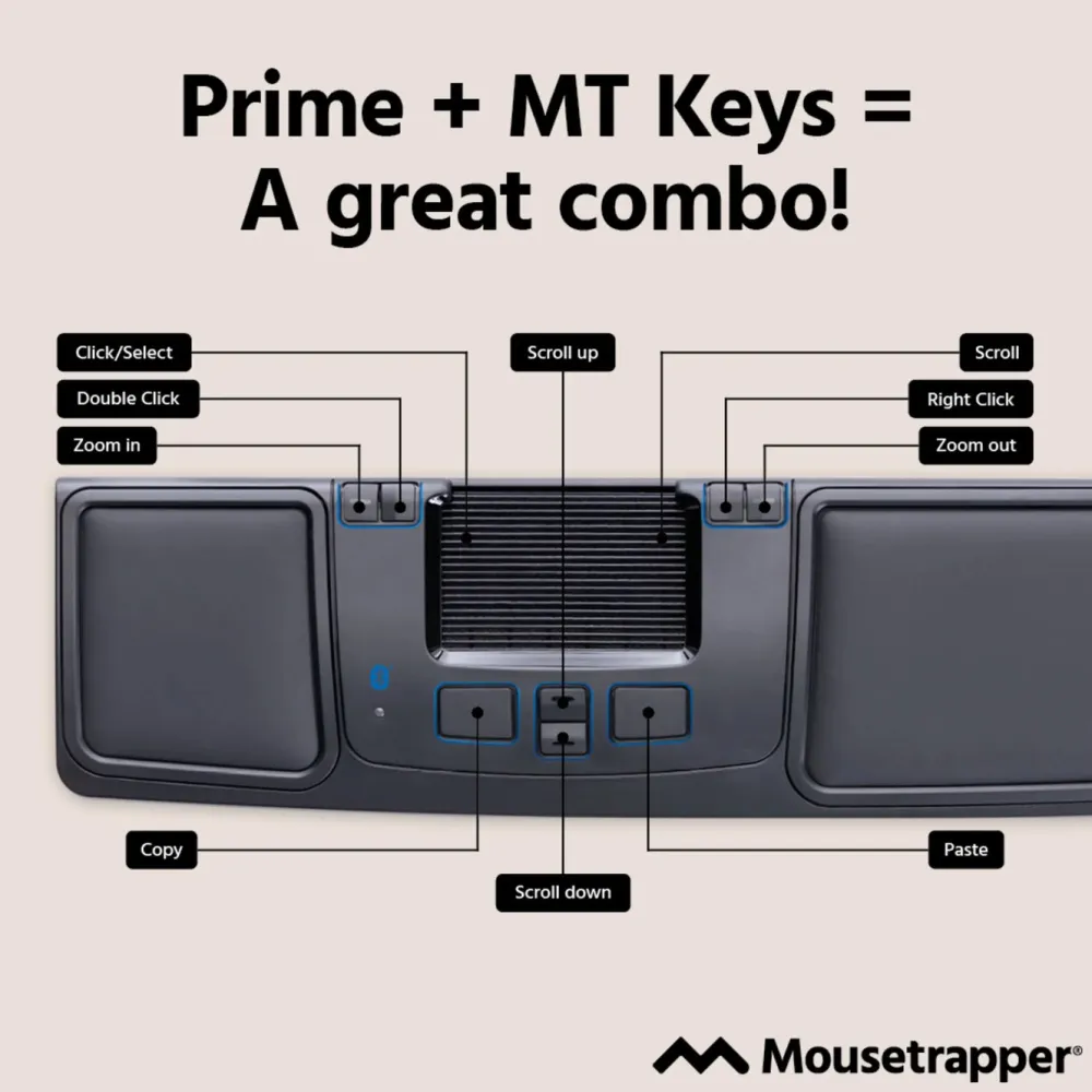 MouseTrapper Datatilbehør|Ergonomi|Prime Trådløs ergonomisk mus