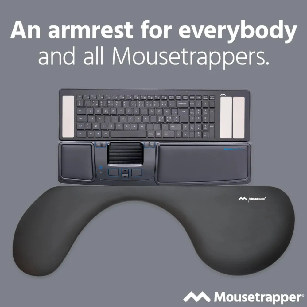 MouseTrapper Datatilbehør|Ergonomi|TB215 Underarmsstøtte for tastatur