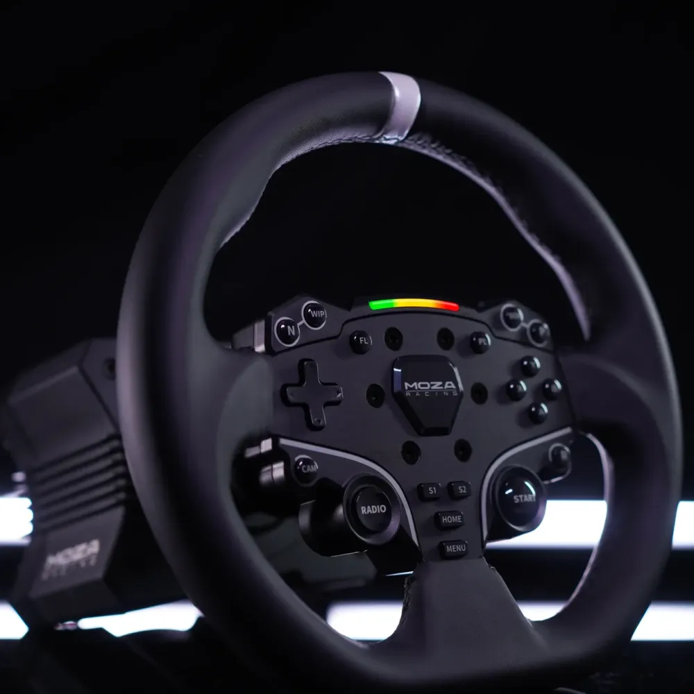 MOZA Racing Ratt Og Pedaler|R5 Bundle ratt- og pedalsett for simracing