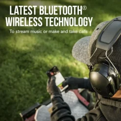 3M WorkTunes Kropp Og Helse|Connect & Solar hørselvern Bluetooth Svart