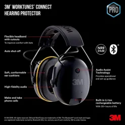 3M Kropp Og Helse|WorkTunes Connect trådløse hørselkåper