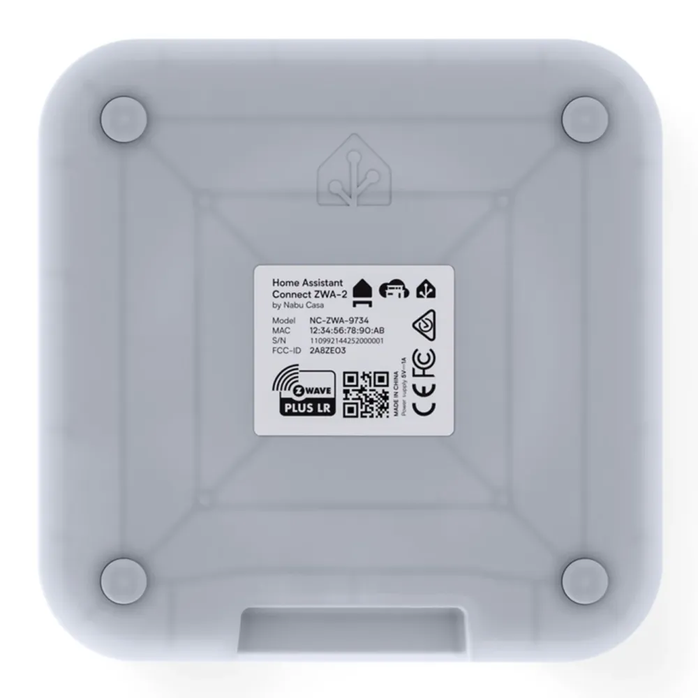 Nabucasa Smarte Alarmer|Smarte Sensorer|Home Assistant Connect ZWA-2