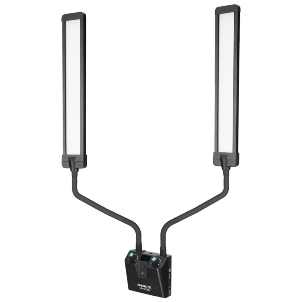 Nanlite Foto Og Video|Mira 26B LED-belysning med stativ