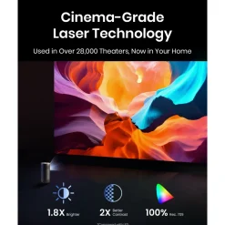 Nebula Tv Og Tilbehør|Capsule 3 Laser Bærbar Full HD miniprojektor