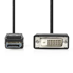 Nedis Kabler Til Datamaskin|Kabler Og Adaptere|Displayport til DVI-kabel 2 m