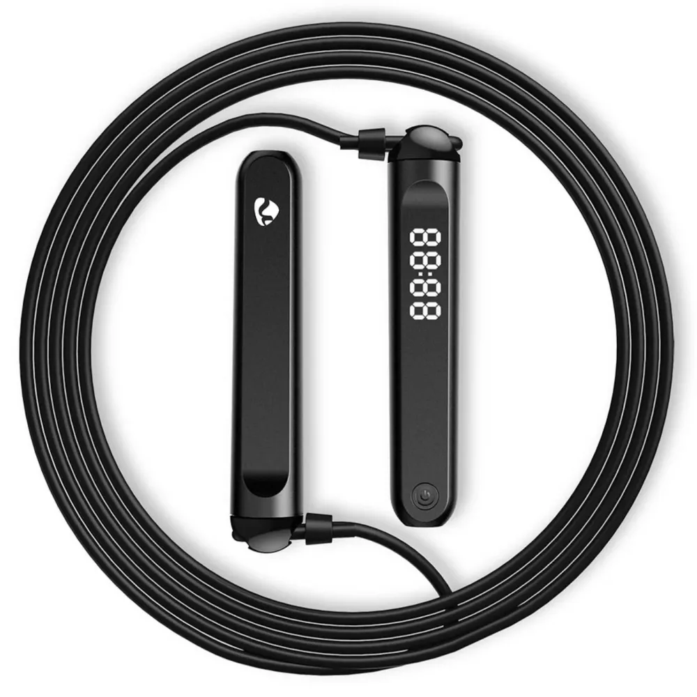 Nedis Kropp Og Helse|2-i-1 Fitness Smart Hoppetau med Bluetooth