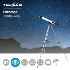 Nedis Fritid|Lettbetjent teleskop