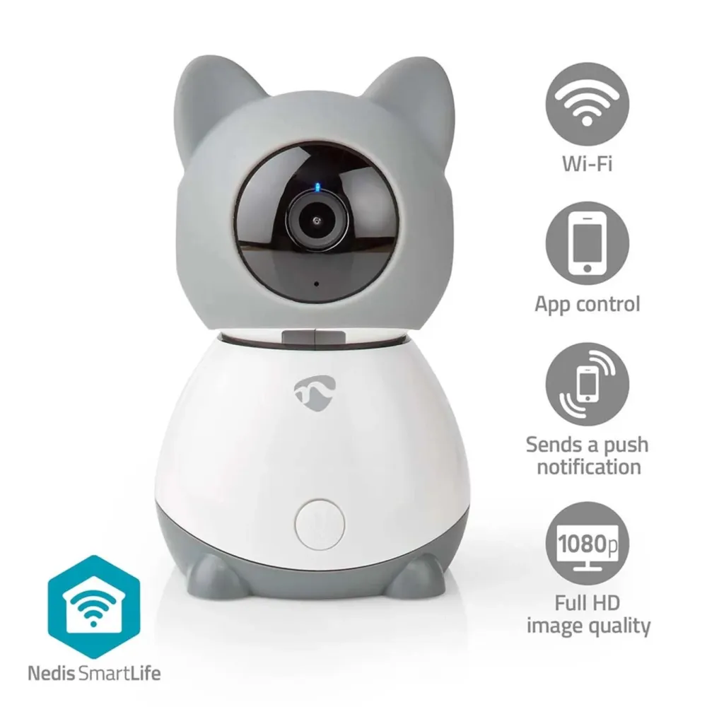 Nedis Barn Og Baby|Alarmsystemer|SmartLife Babycam Full HD med mørkersyn