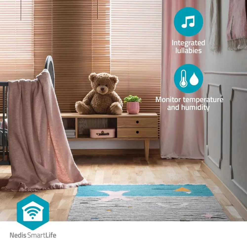 Nedis Barn Og Baby|Alarmsystemer|SmartLife Babycam Full HD med mørkersyn