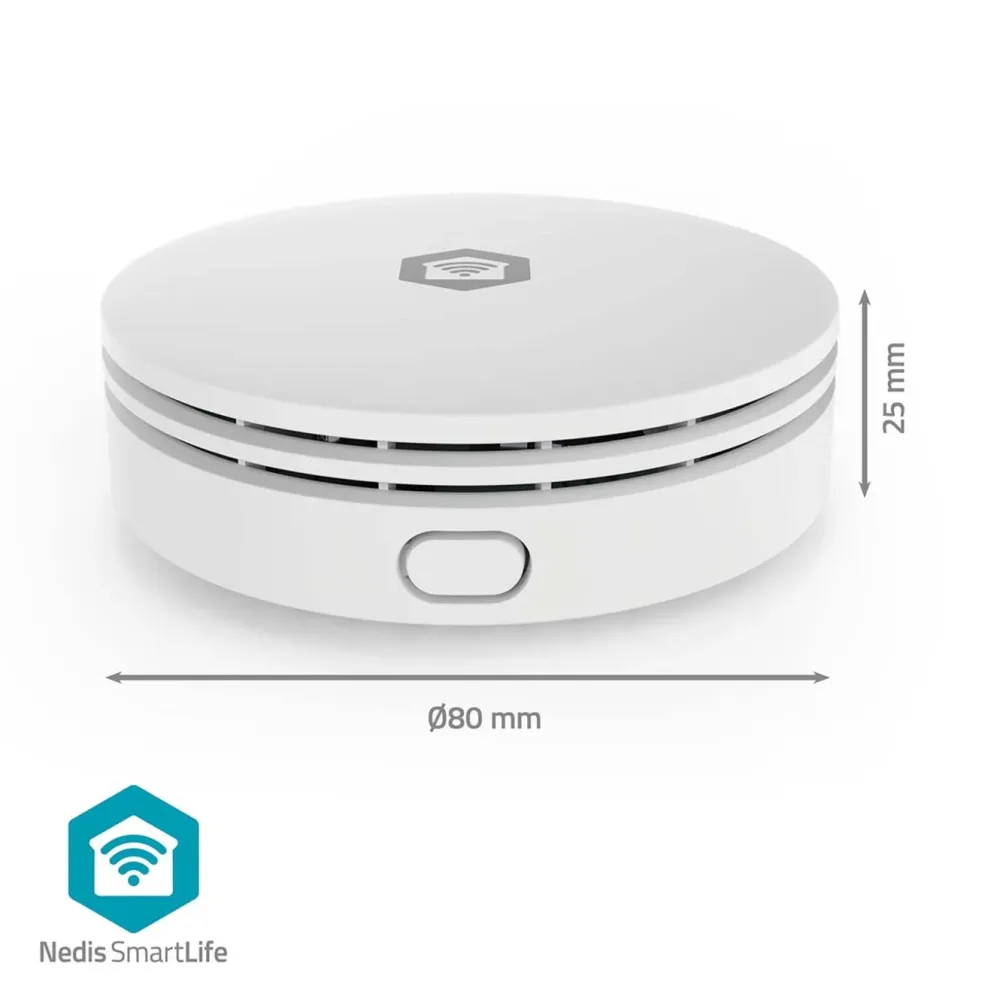 Nedis Smarte Sensorer|SmartLife luftkvalitetsmåler med CO₂-sensor og wifi