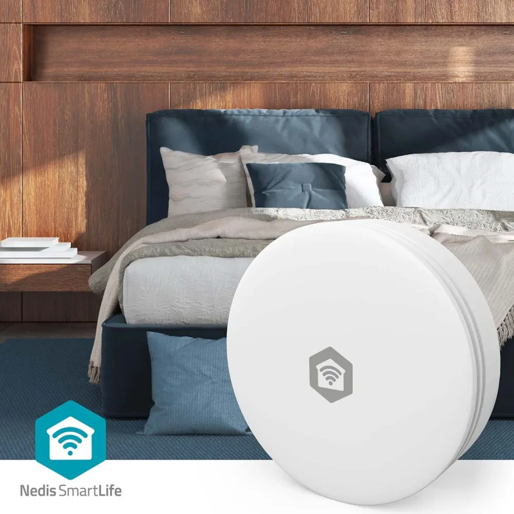 Nedis Smarte Sensorer|SmartLife luftkvalitetsmåler med CO₂-sensor og wifi
