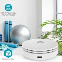 Nedis Smarte Sensorer|SmartLife luftkvalitetsmåler med CO₂-sensor og wifi